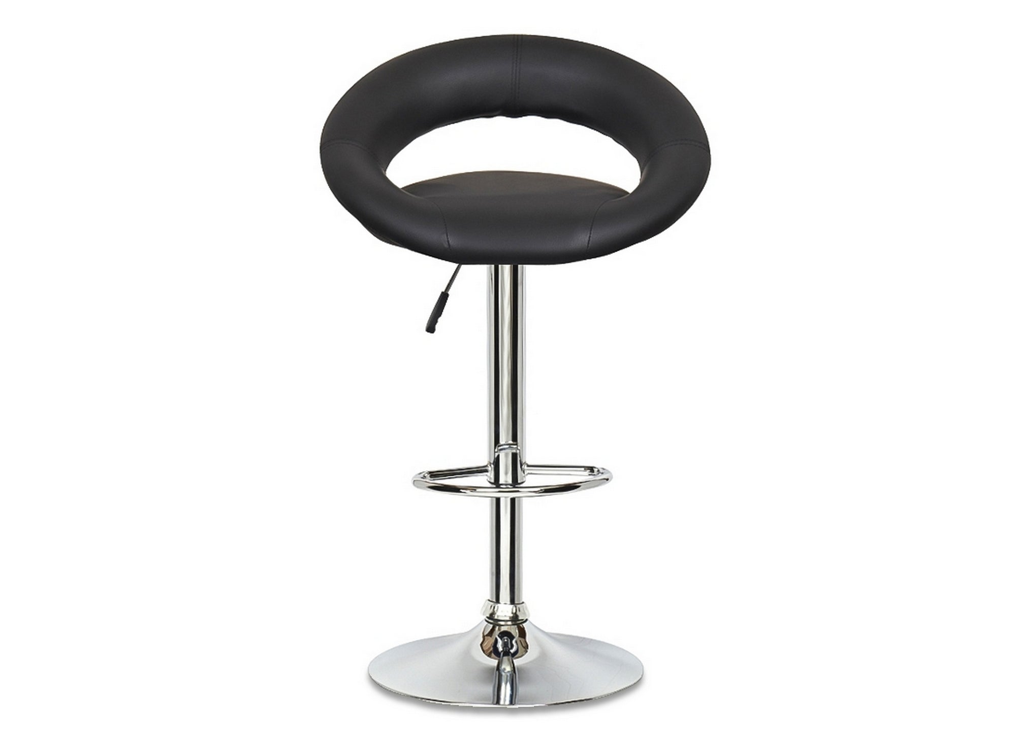 Lot de 2 tabourets de bar noir JETI