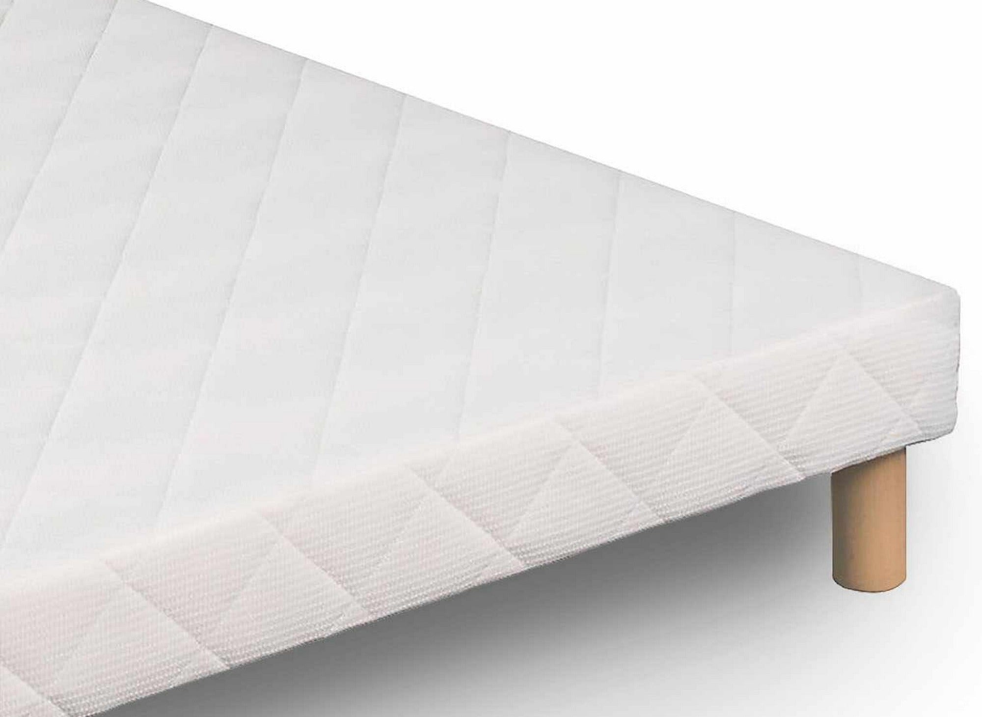 Sommier tapissier 140 x 190 cm + 4 pieds