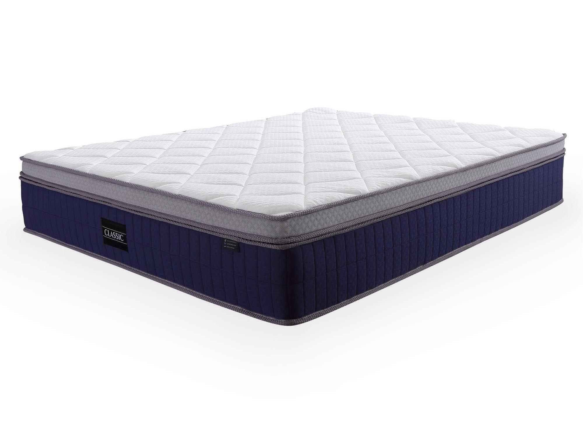 Matelas hybride CLASSIC 180 x 200 cm ressorts ensachés et mémoire de forme épaisseur 31 cm