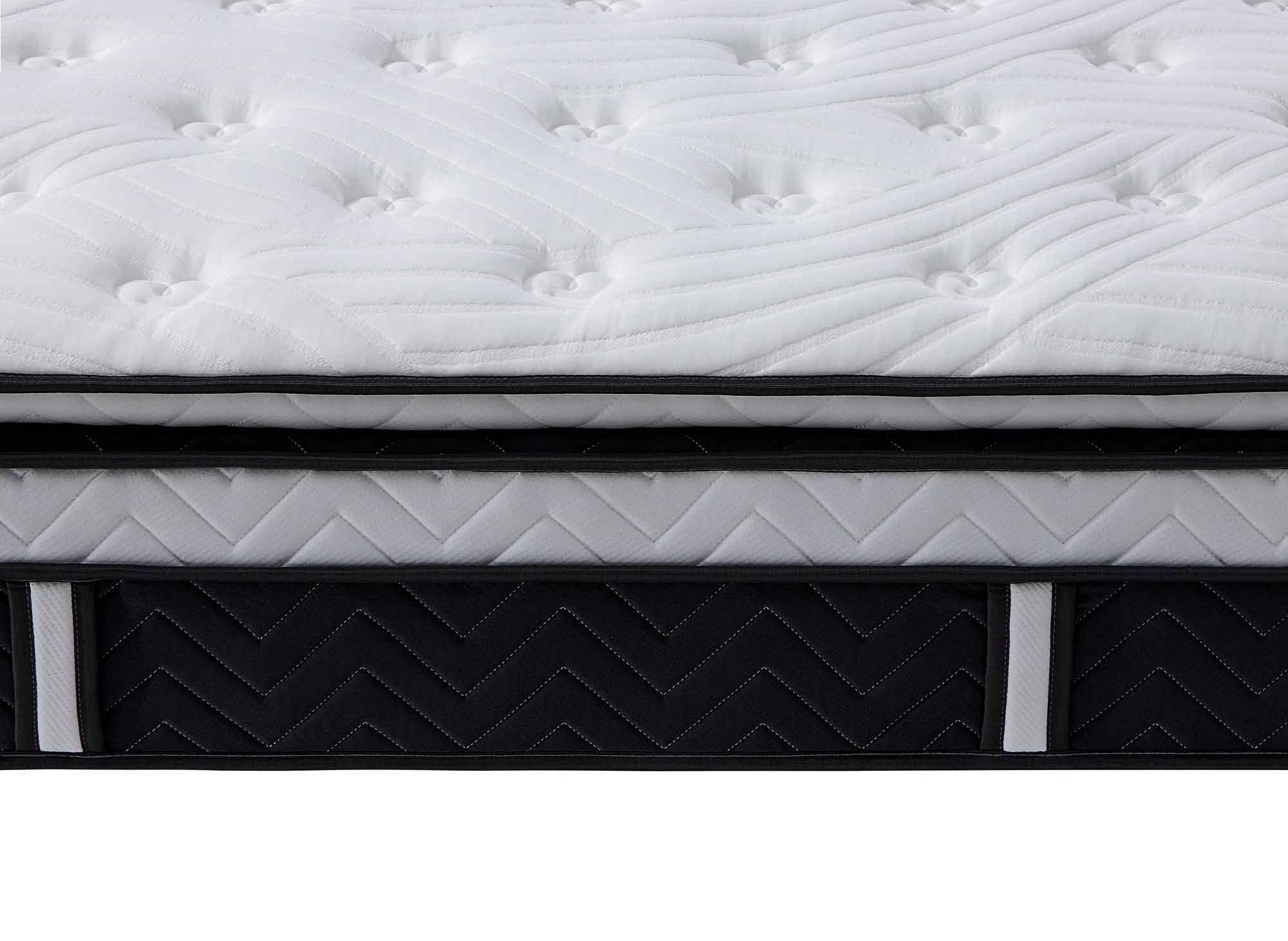 Matelas hybride mémoire de forme 180 x 200 cm épaisseur 35 cm - CLOUDY