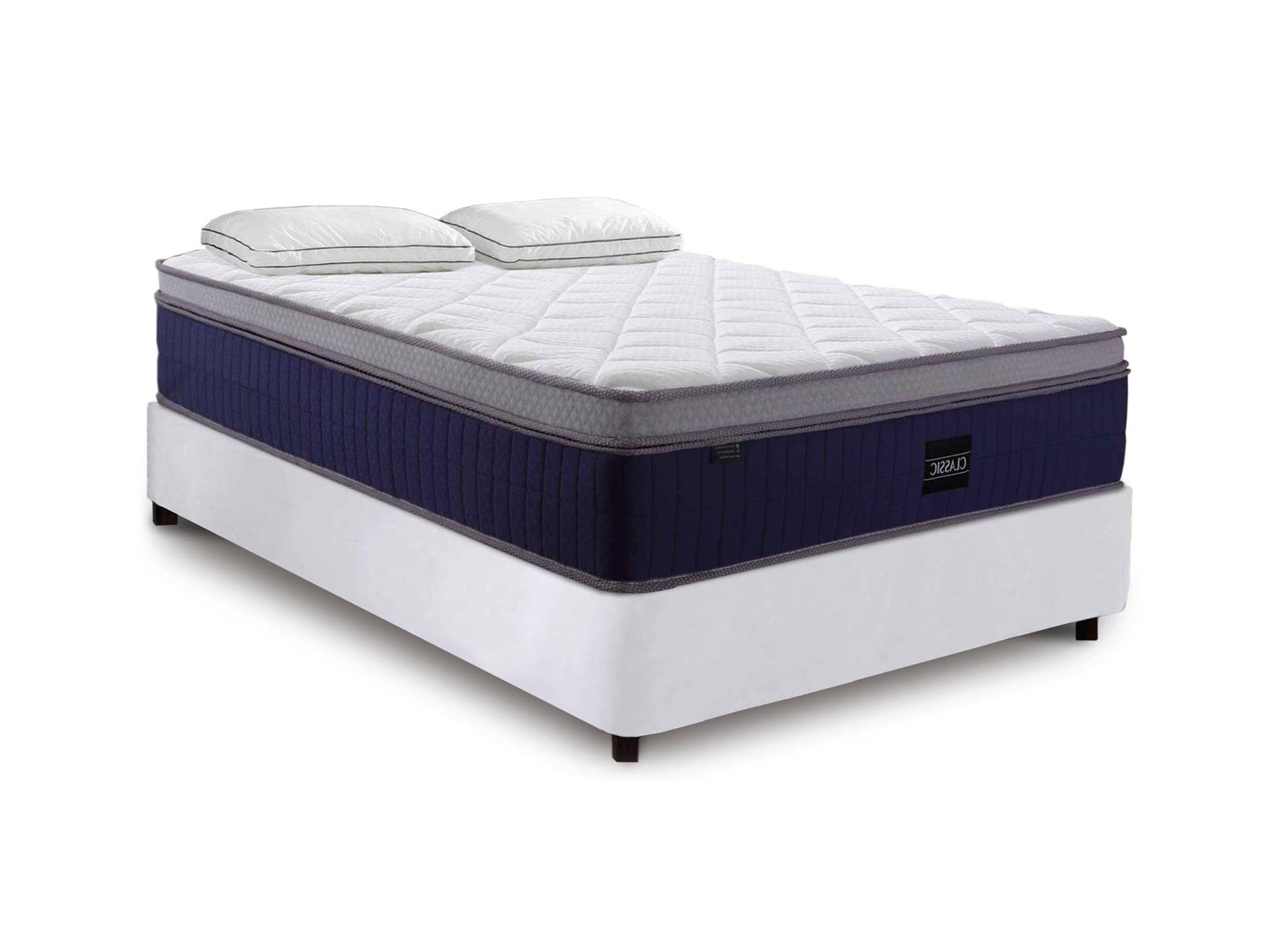 Matelas hybride CLASSIC 180 x 200 cm ressorts ensachés et mémoire de forme épaisseur 31 cm