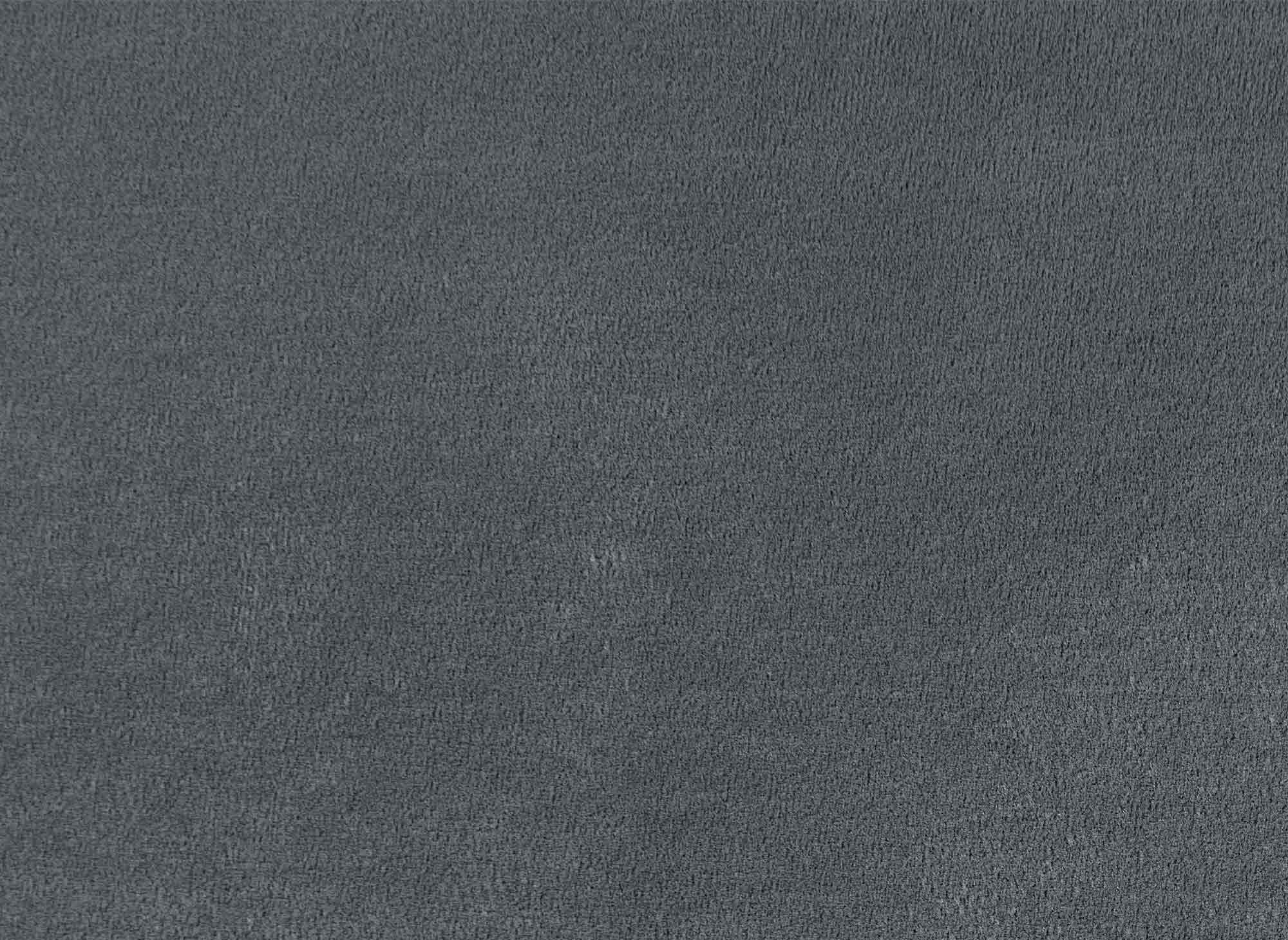 Canapé droit 2 places en velours gris CELINE