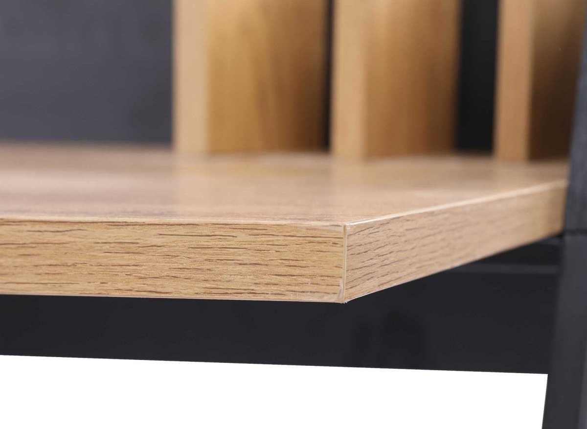 Bureau compact design industriel en bois et métal ARMELLE - DécoInParis