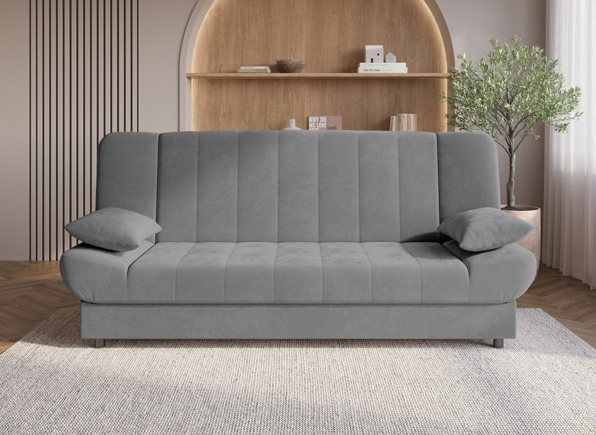 Canapé clic - clac convertible gris KOTI - DécoInParis