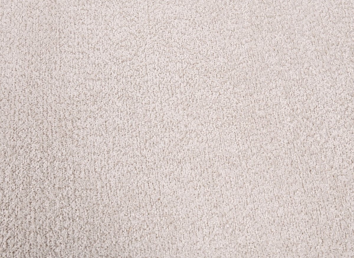 Canapé d'angle convertible avec coffre en tissu bouclette beige MARLA - Angle gauche - DécoInParis