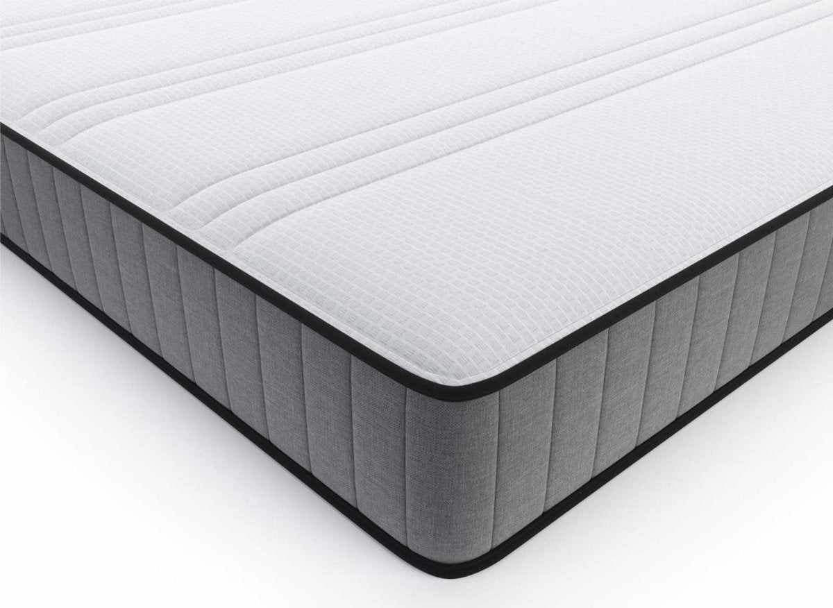 Ensemble 140x190 sommier tapissier & Matelas en mousse 15 cm - WOLK - DécoInParis