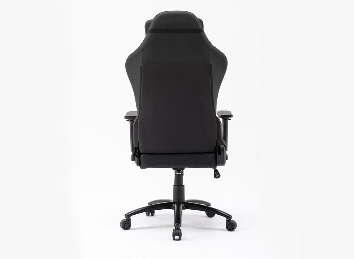 Fauteuil de bureau gaming en simili cuir noir et rouge EVALD - DécoInParis