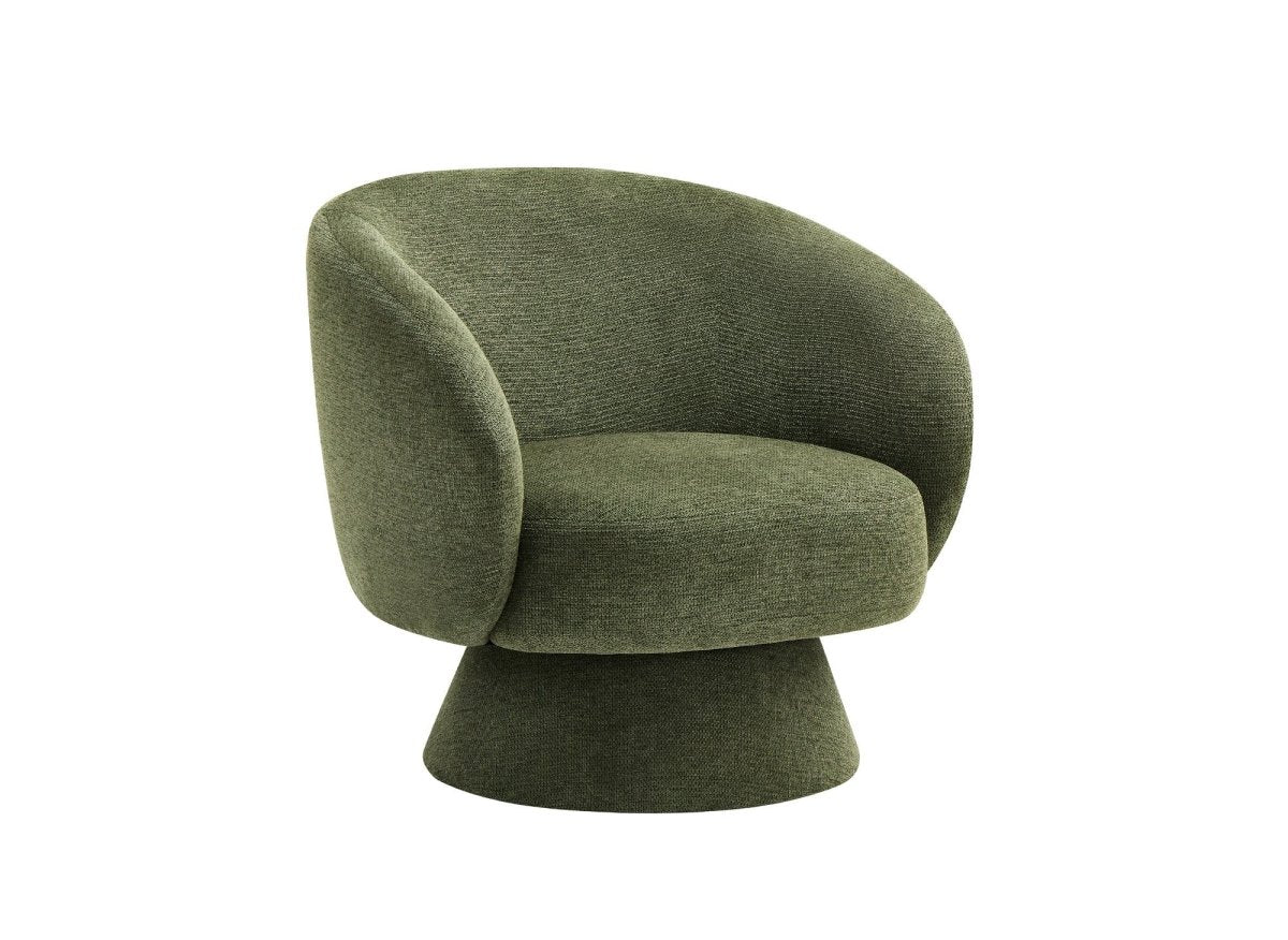 Fauteuil pivotant vert SENZ - DécoInParis