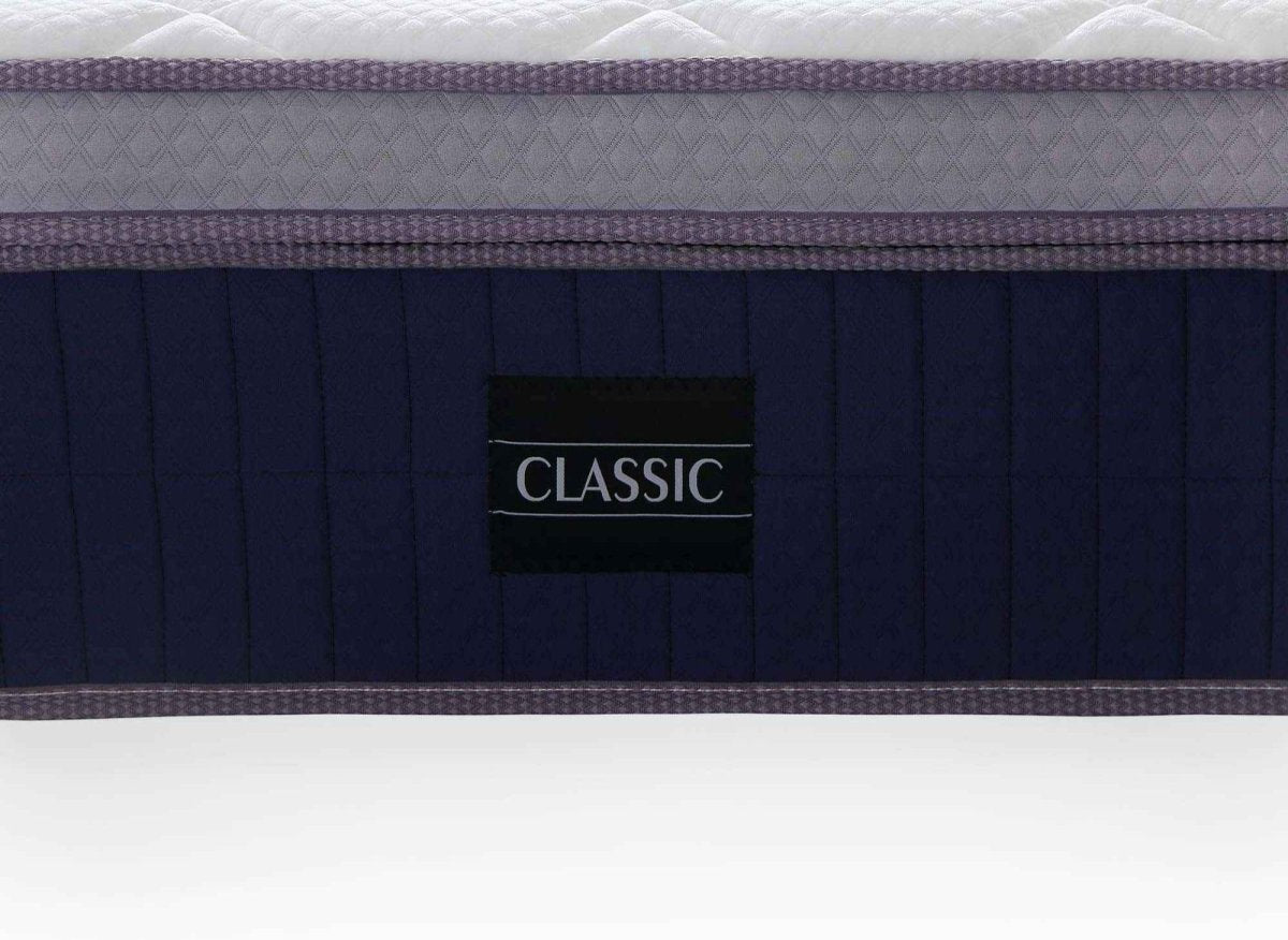 Matelas hybride CLASSIC 160 x 200 cm ressorts ensachés et mémoire de forme épaisseur 31 cm - DécoInParis