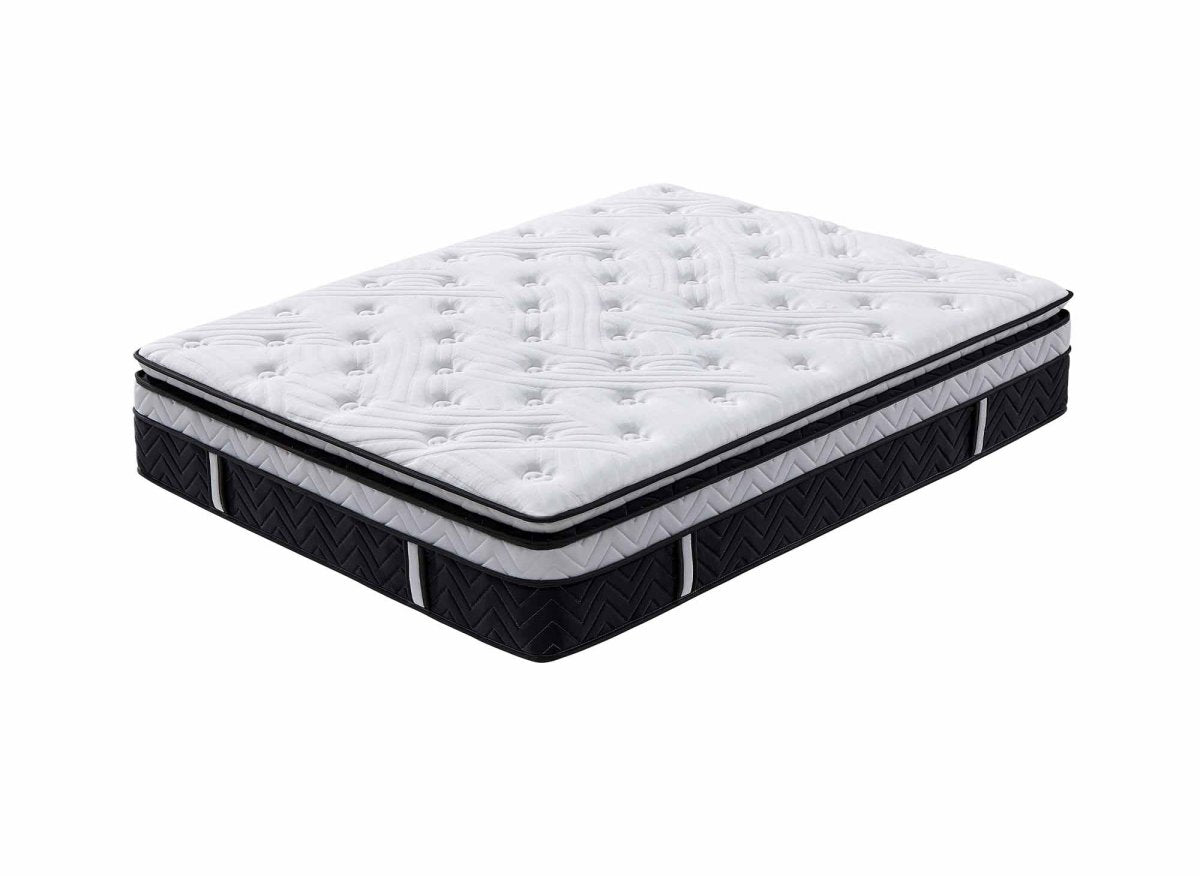 Matelas hybride mémoire de forme 160 x 200 cm épaisseur 35 cm - CLOUDY - DécoInParis