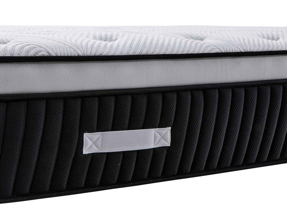Matelas hybride mémoire de forme 160 x 200 cm épaisseur 37 cm - PILLOW - DécoInParis