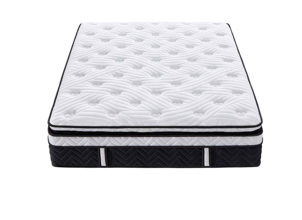 Matelas hybride mémoire de forme 180 x 200 cm épaisseur 35 cm - CLOUDY - DécoInParis