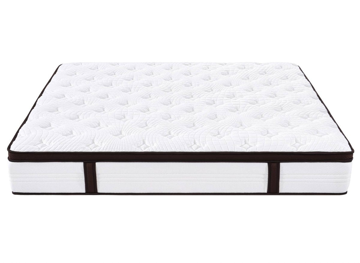 Matelas hybride mousse et ressorts ensachés 140 x 190 cm épaisseur 30 cm MANOA - DécoInParis
