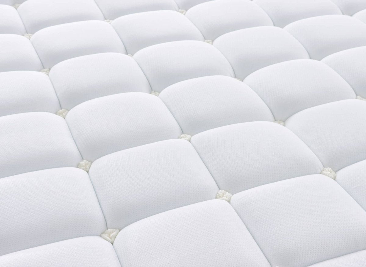 Matelas hybride mousse mémoire en gel et ressorts ensachés 140 x 190 cm épaisseur 31 cm SERENA - DécoInParis