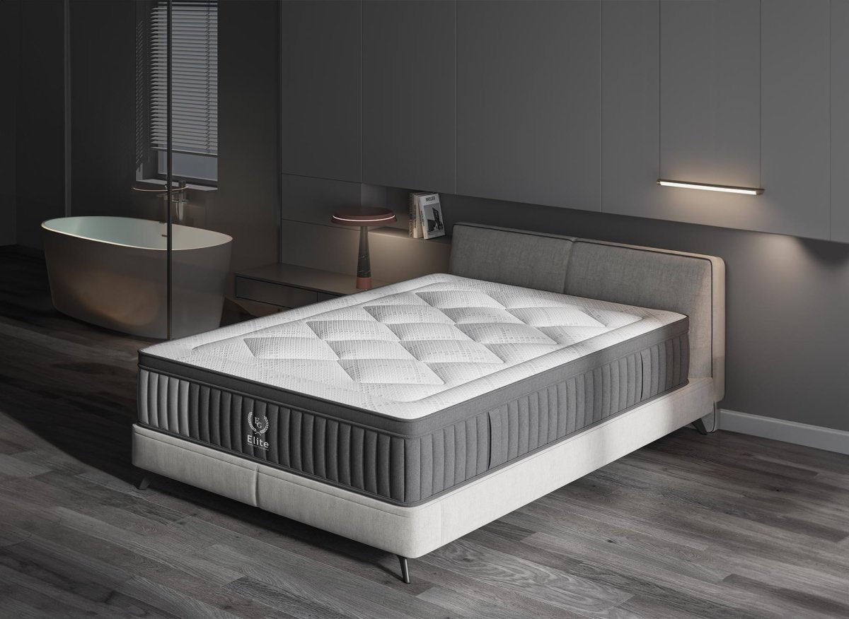 Matelas hybride ressorts ensachés 140 x 190 cm épaisseur 30 cm ASTRO - DécoInParis