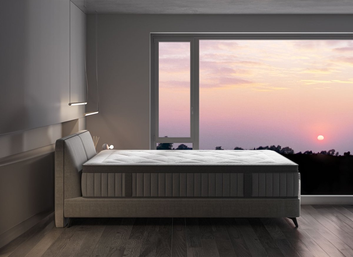 Matelas hybride ressorts ensachés 140 x 190 cm épaisseur 30 cm ASTRO - DécoInParis