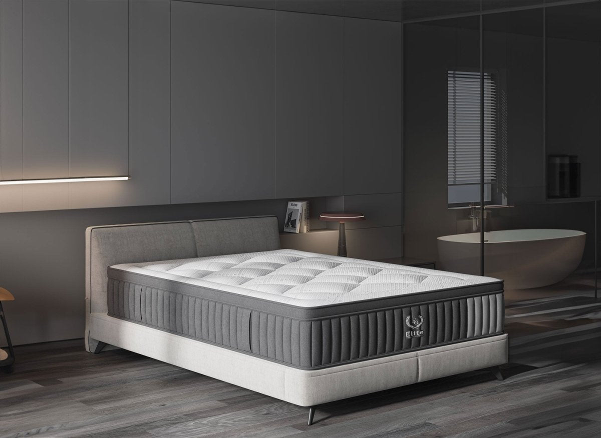 Matelas hybride ressorts ensachés 180 x 200 cm épaisseur 30 cm ASTRO - DécoInParis