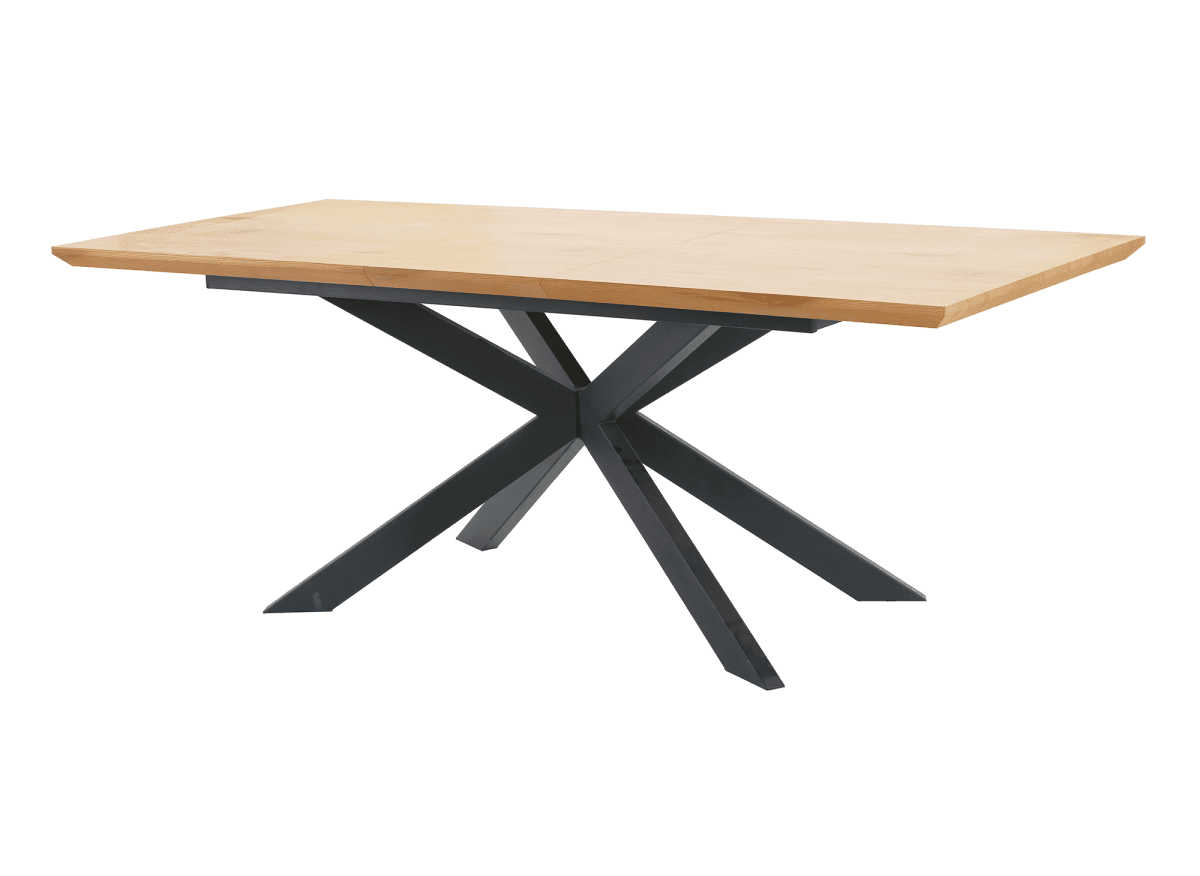 Table à manger extensible couleur bois 6 - 10 personnes ODINE - DécoInParis