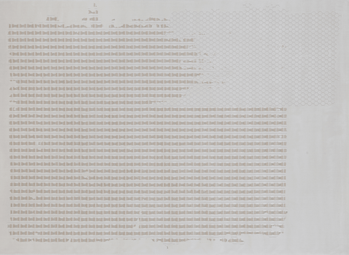 Tapis gris à motifs graphique 200 x 290 cm SIRMA - DécoInParis