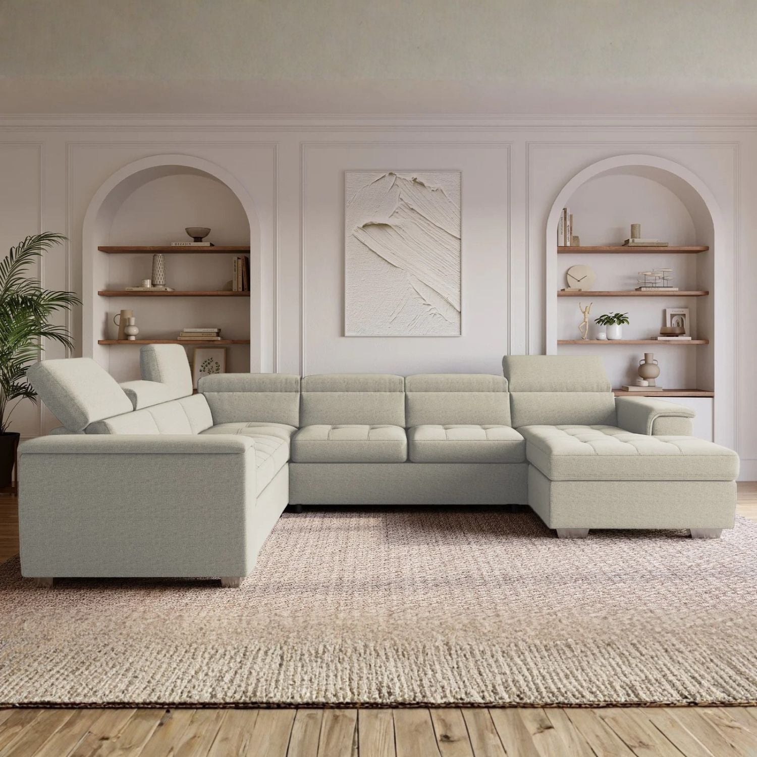 Canapés panoramiques en tissu