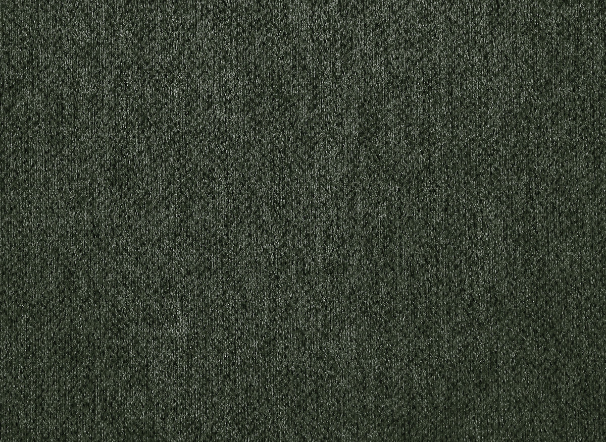 Canapé d'angle convertible avec coffre en tissu texturé vert olive ANGELINE - Angle droit