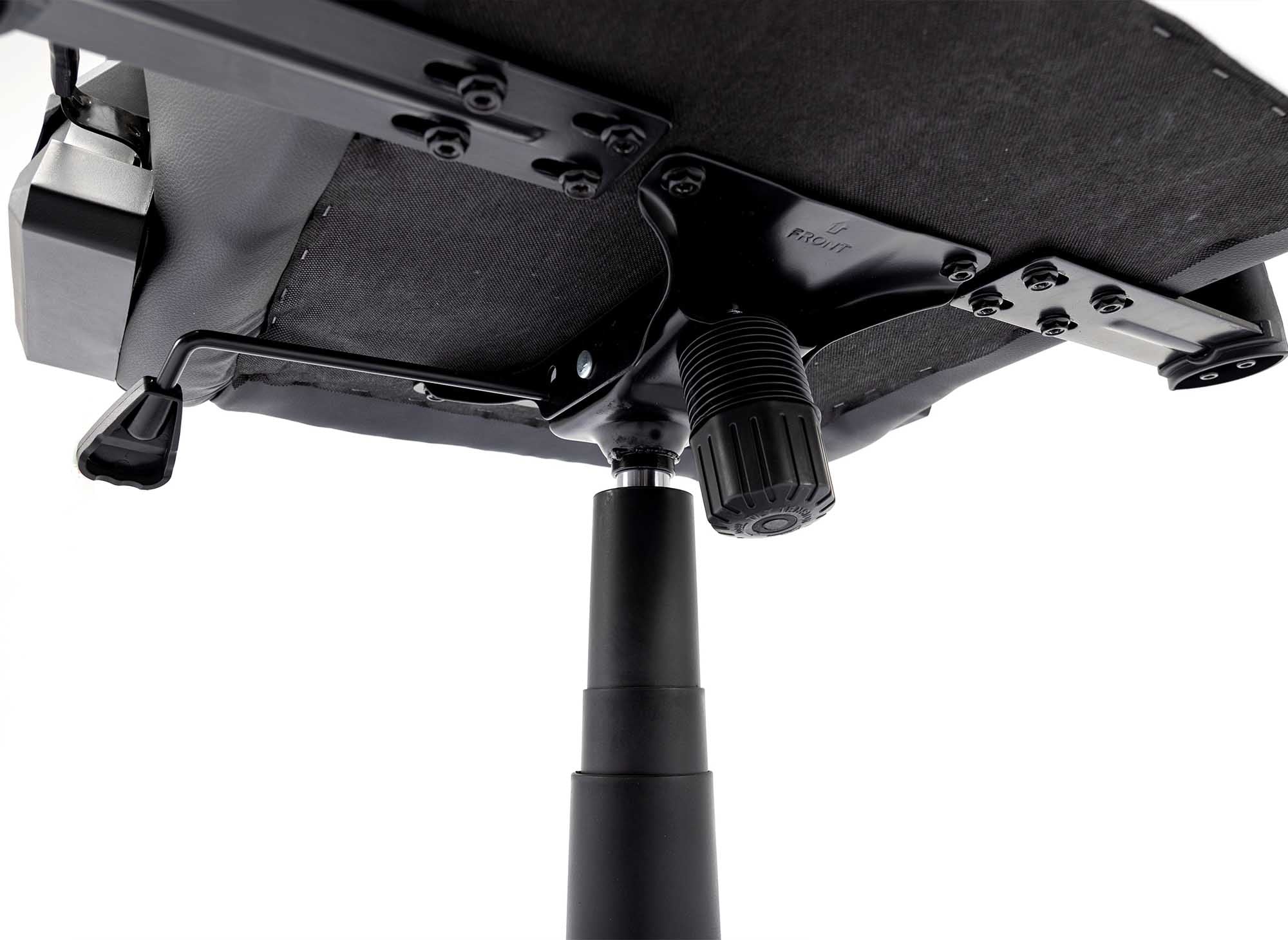 Fauteuil de bureau gaming en simili cuir noir et blanc SOUL