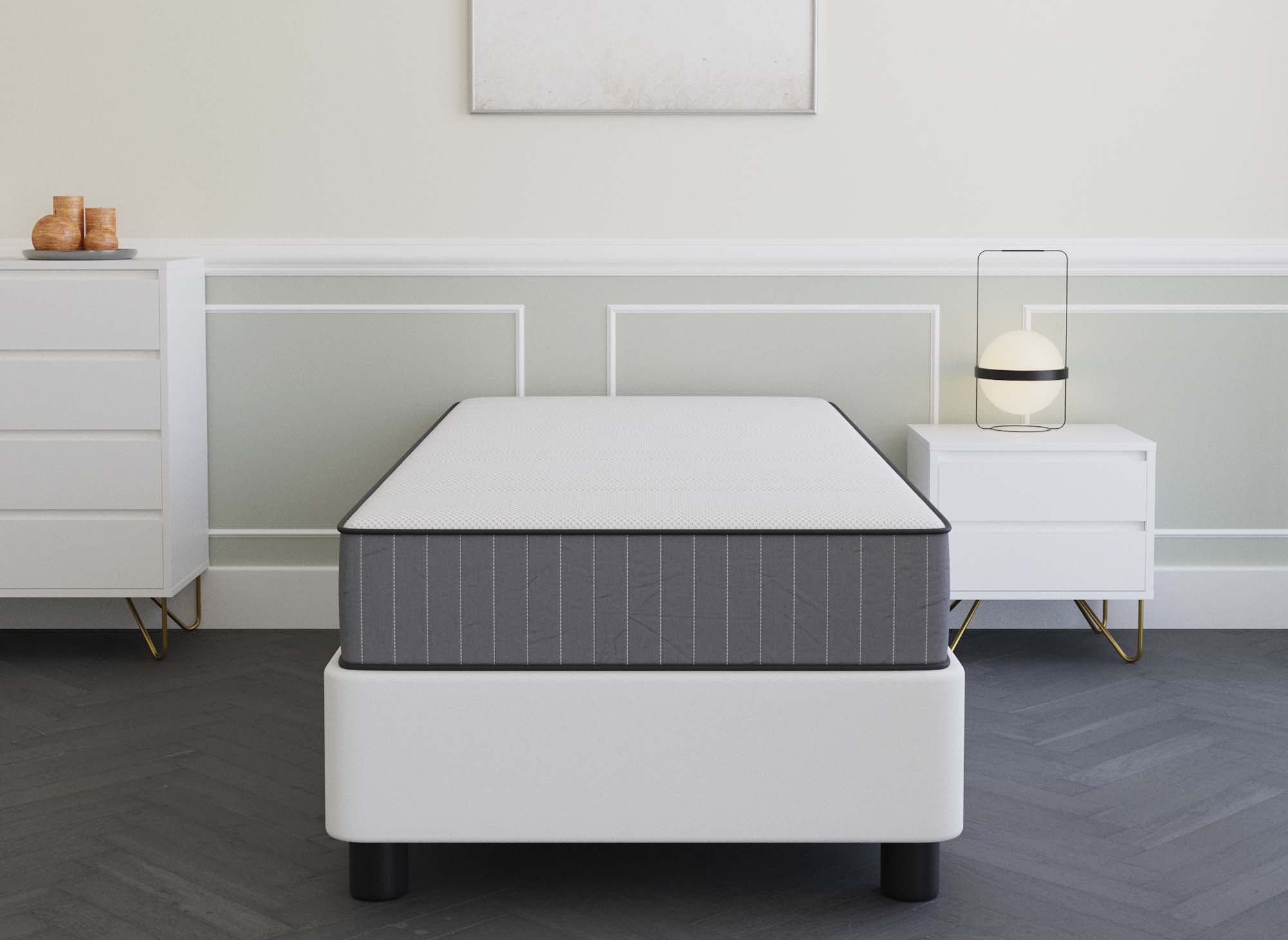 Matelas mousse 90 x 190 cm épaisseur 20 cm AWAN