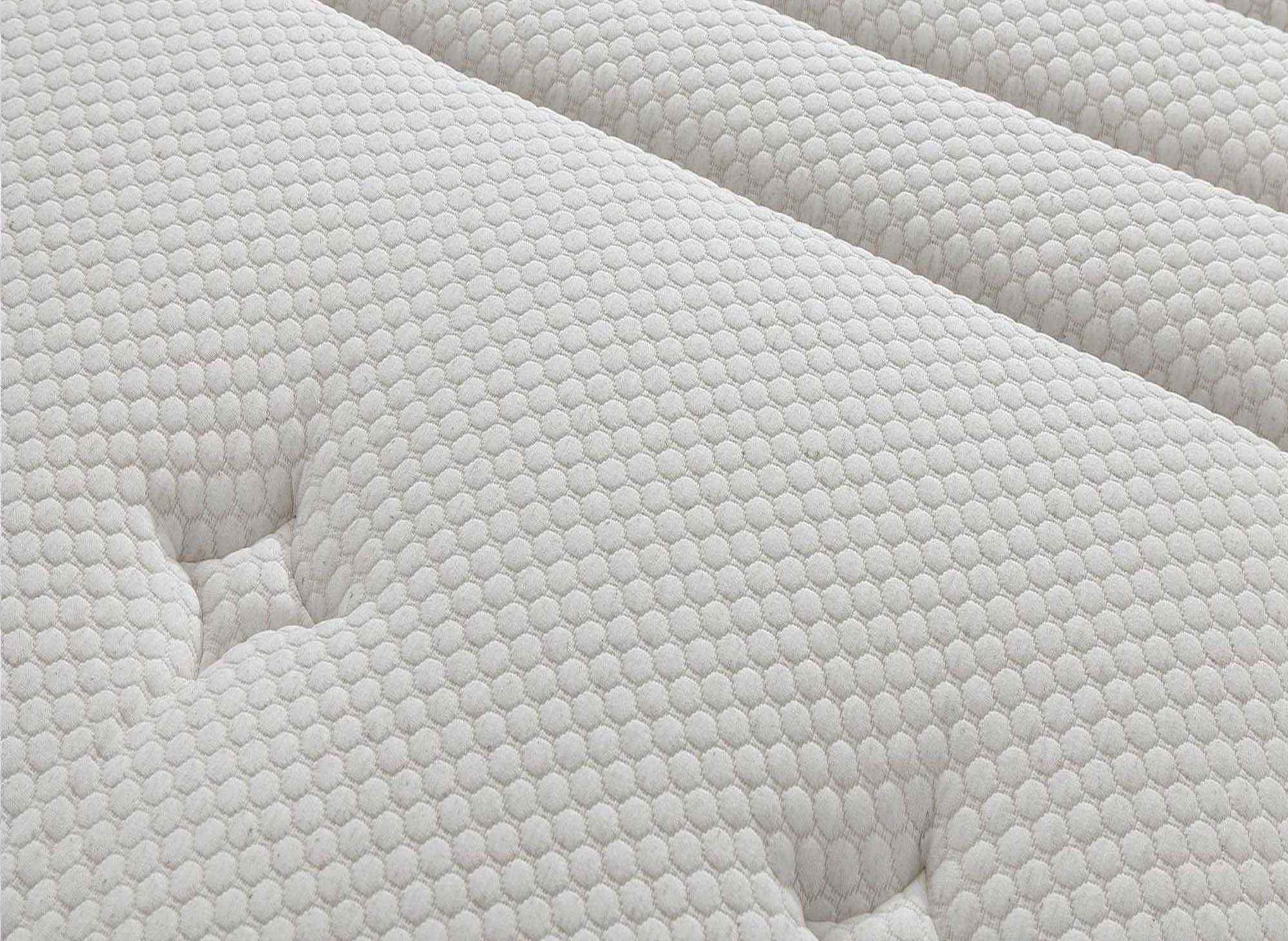 Matelas hybride NATURAL 160 x 200 cm ressorts ensachés et soie épaisseur 29 cm