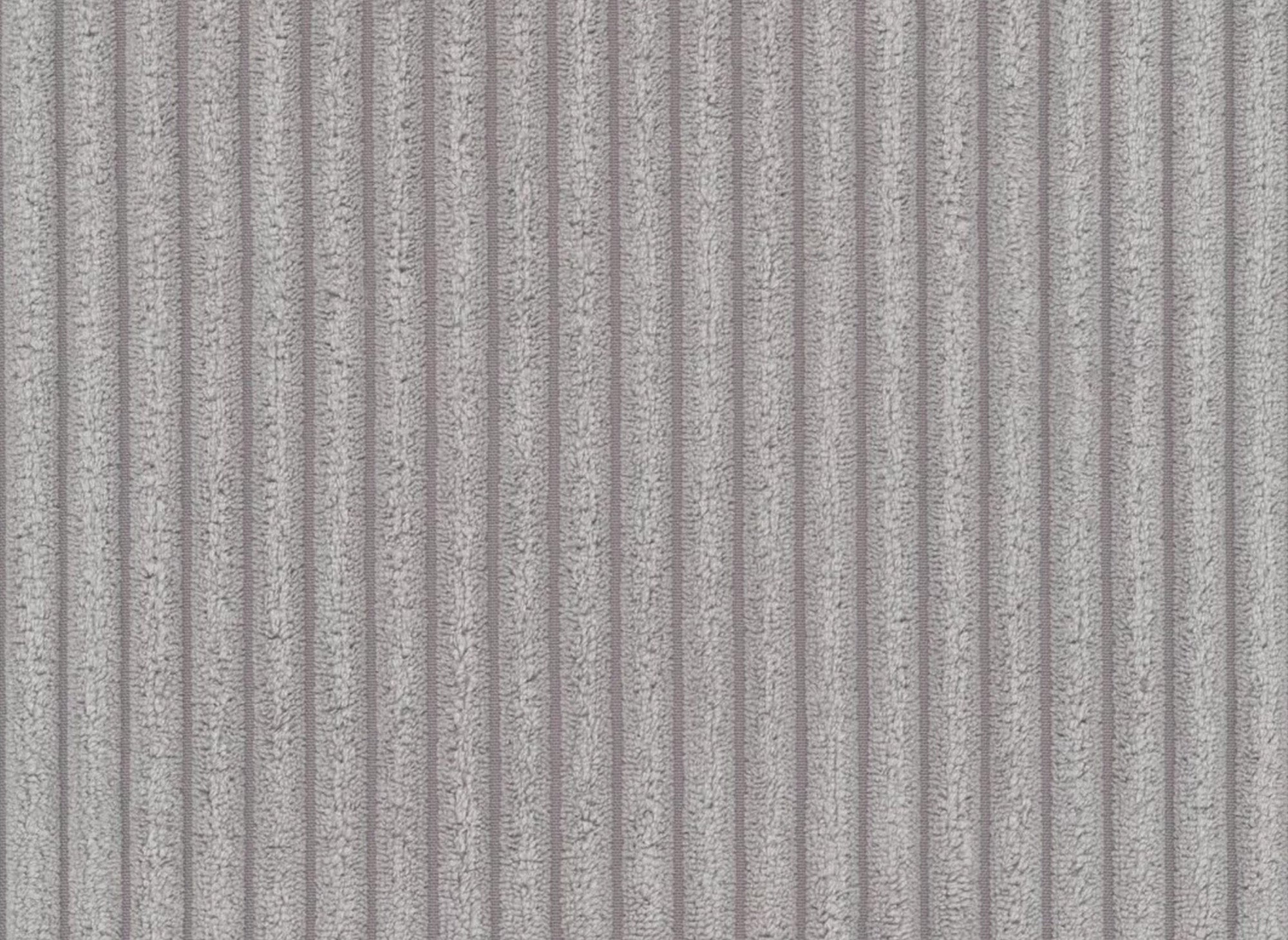 Canapé d'angle convertible et réversible avec coffre en velours cotelé gris clair - JADE