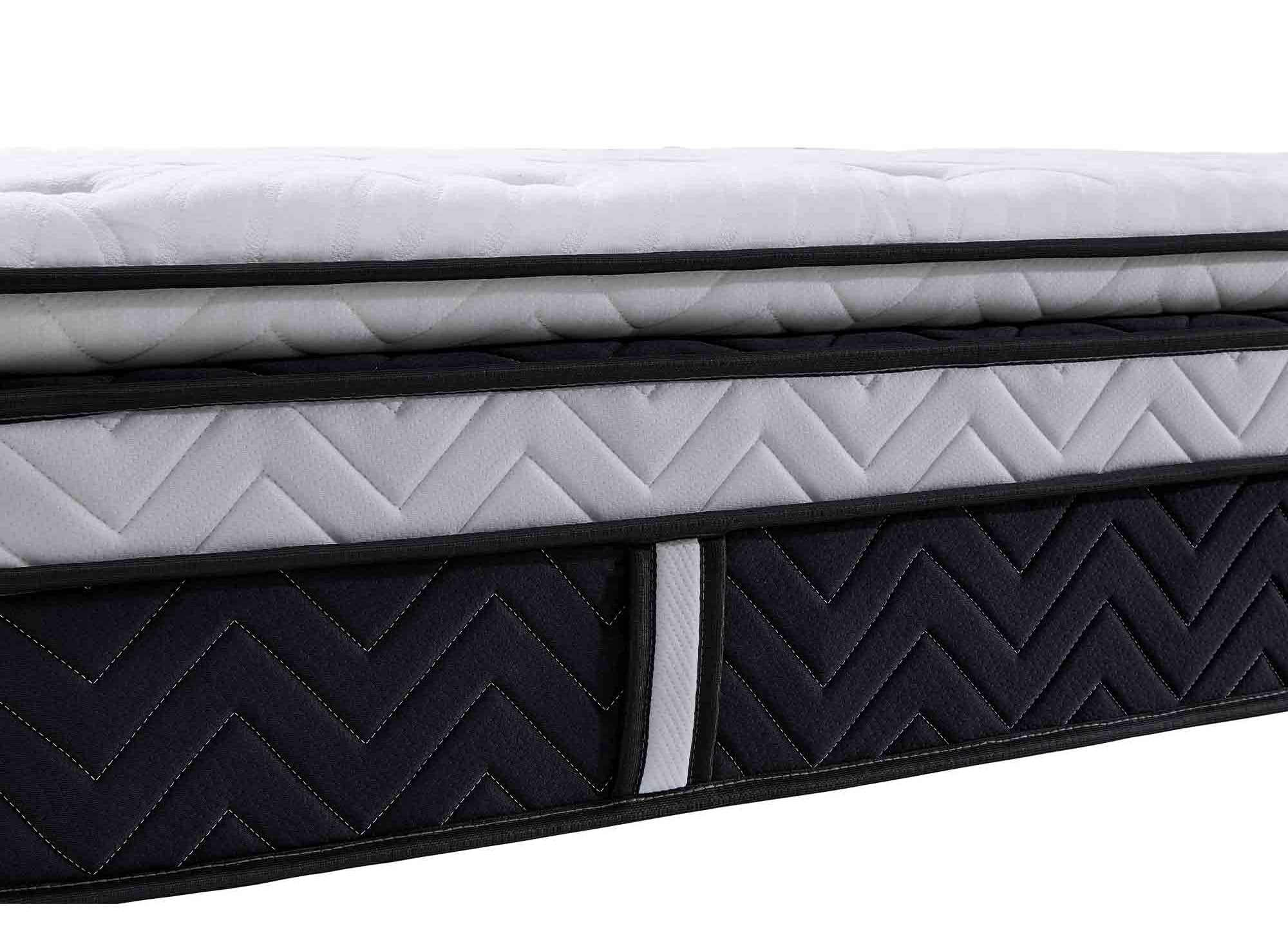 Matelas hybride mémoire de forme 180 x 200 cm épaisseur 35 cm - CLOUDY