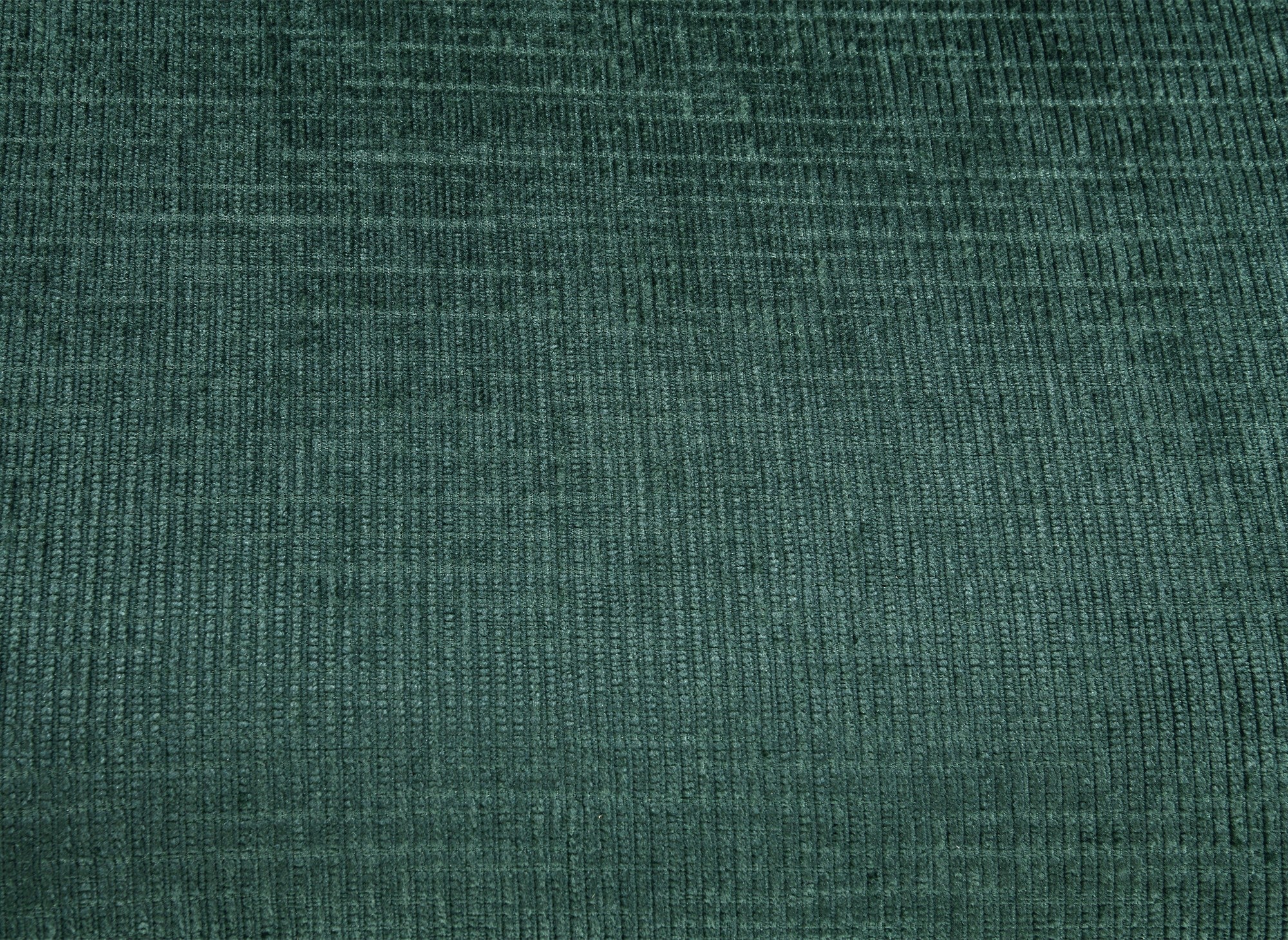 Canapé d'angle convertible avec coffre en velours chiné vert LUFY - Angle gauche