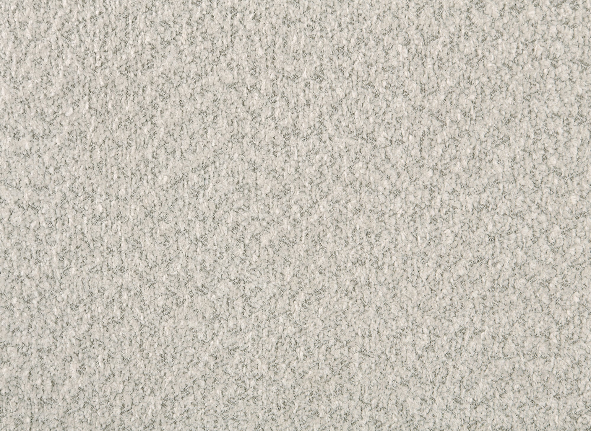 Canapé convertible 3 places en tissu bouclette écru MAYORA