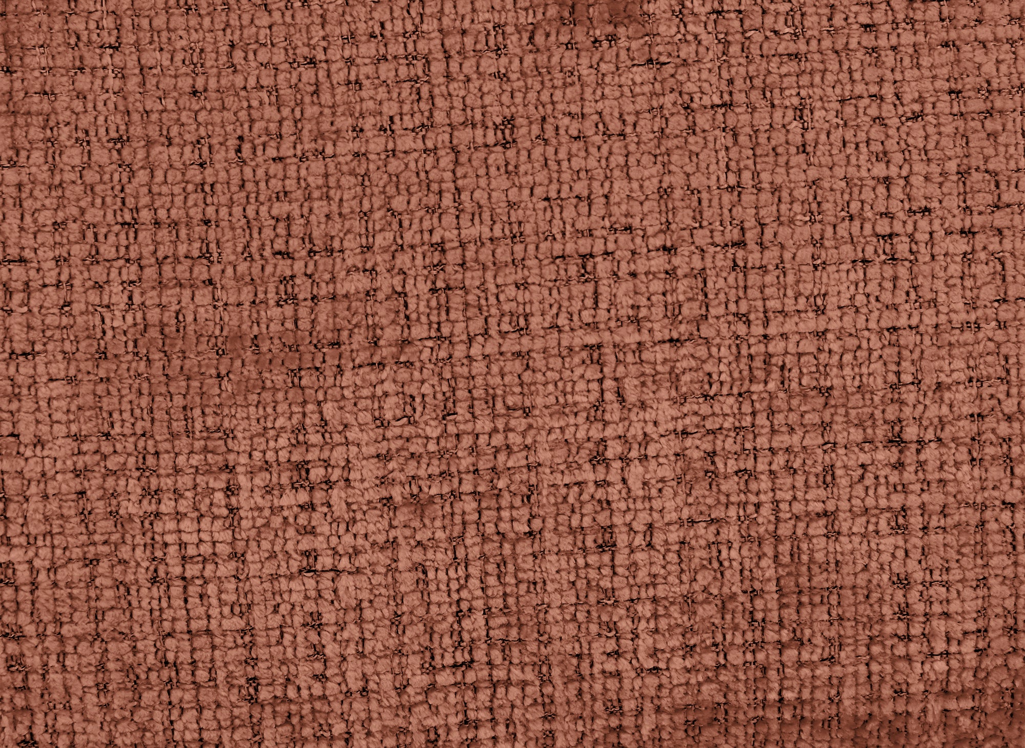 Canapé convertible avec coffre 3 places en velours chiné terracotta RALYA