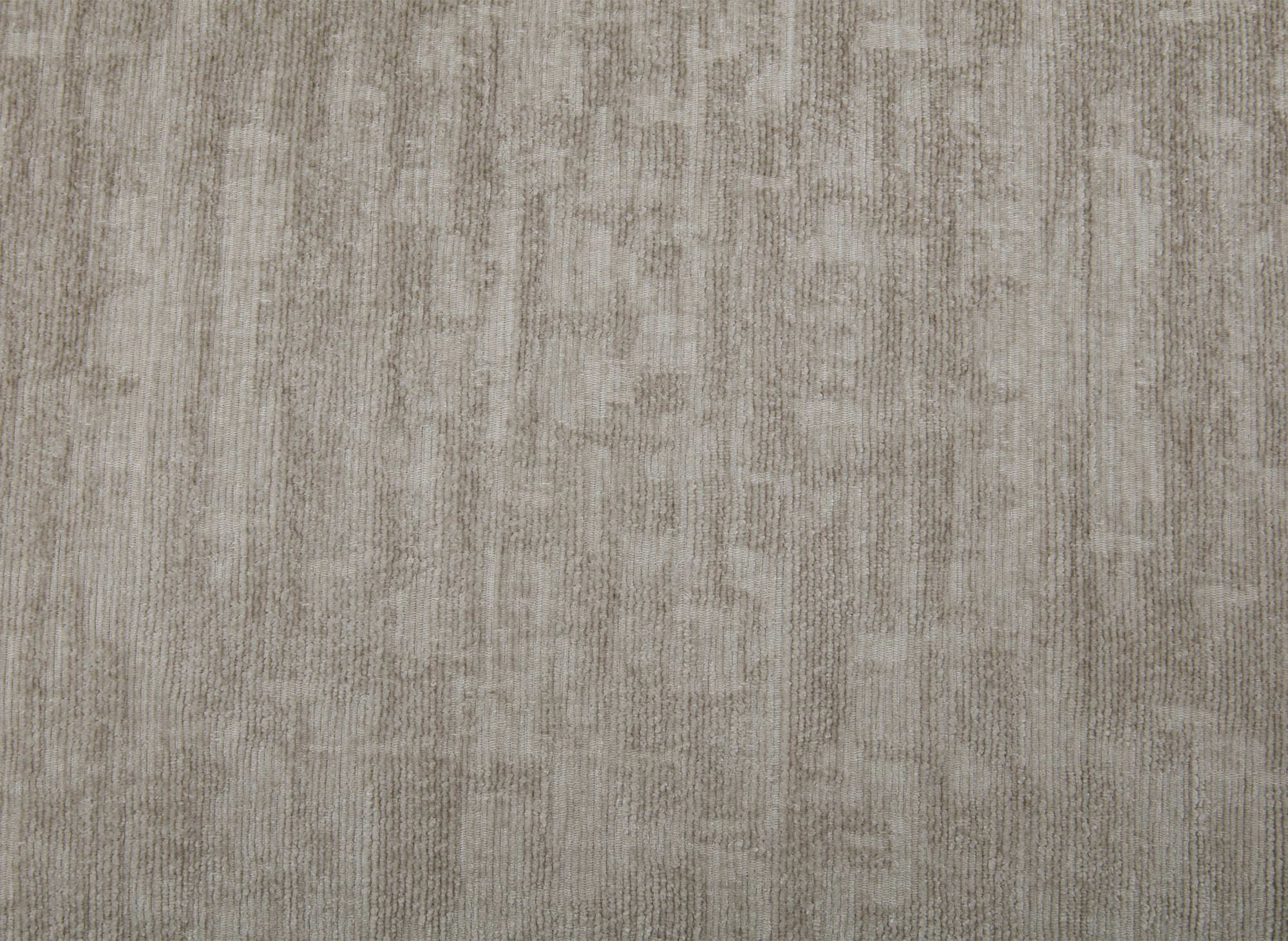 Canapé d'angle en velours chiné taupe BALIANE