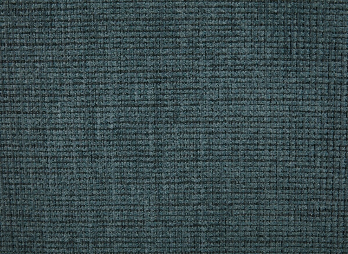 Canapé 3 places en velours chiné bleu CARLOTA - DécoInParis