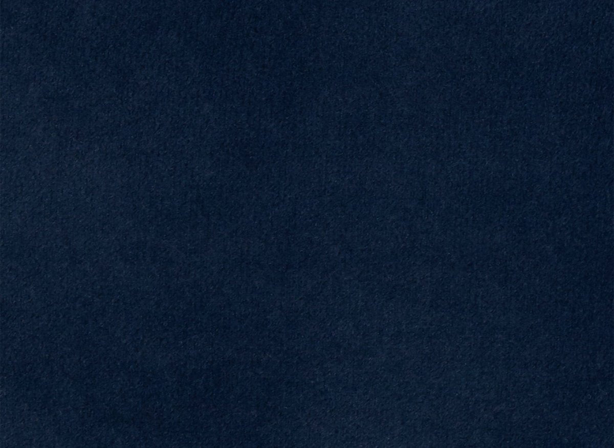 Canapé capitonné chesterfield d'angle réversible en velours bleu CARMEN - DécoInParis