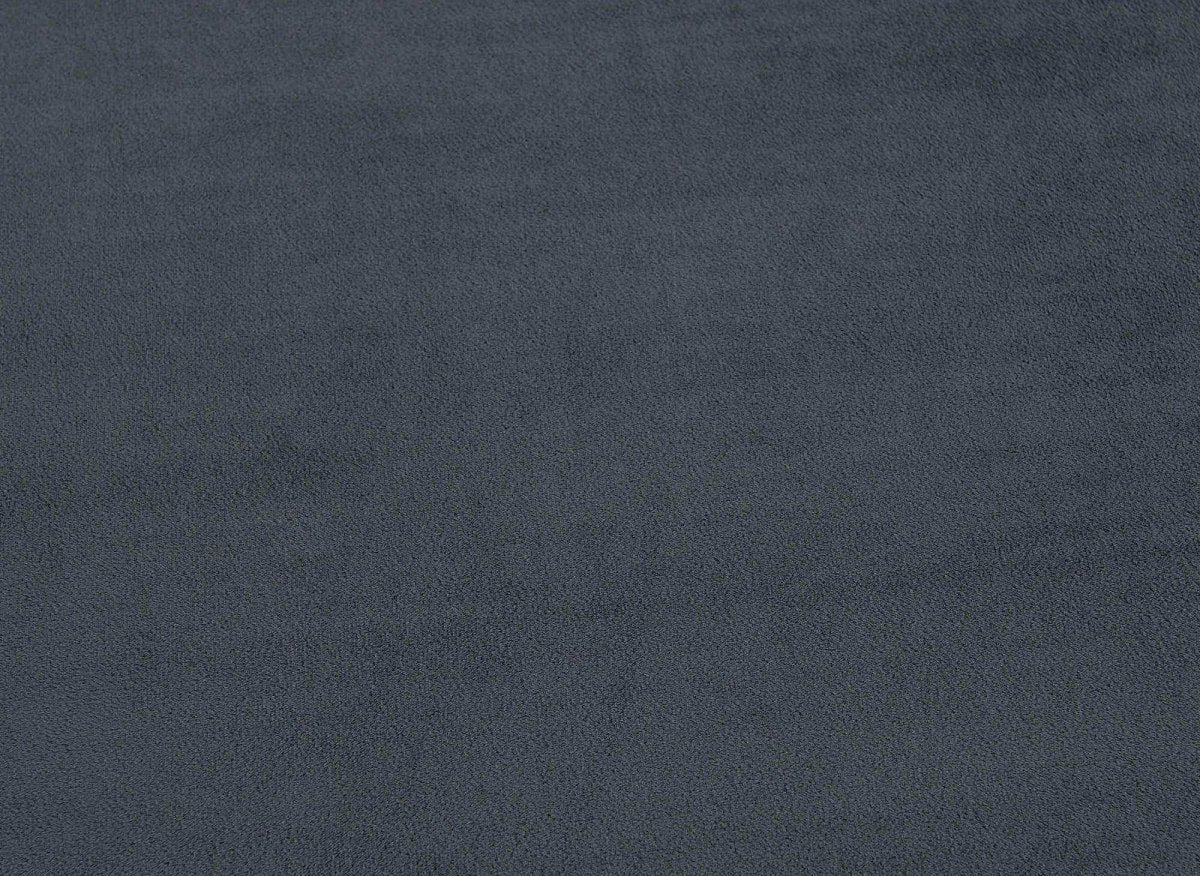 Canapé clic clac 2 places en velours gris foncé TONKA - DécoInParis