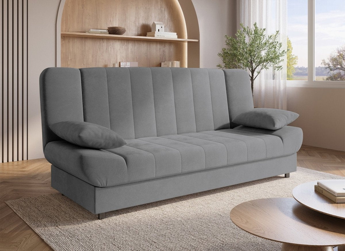 Canapé clic - clac convertible gris KOTI - DécoInParis