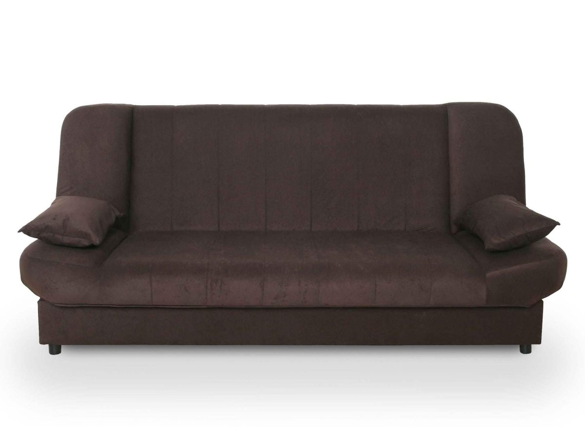 Canapé clic - clac convertible marron KOTI - DécoInParis