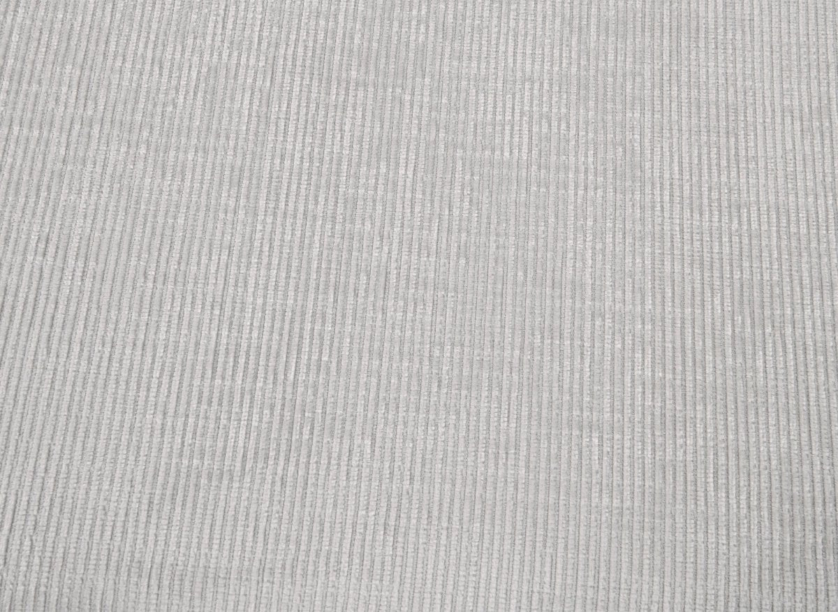 Canapé d'angle convertible avec coffre en velours chiné blanc écru LUFY - Angle droit - DécoInParis