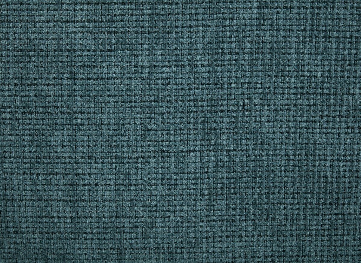 Canapé d'angle relax en velours texturé bleu FEDORA - Angle gauche - DécoInParis