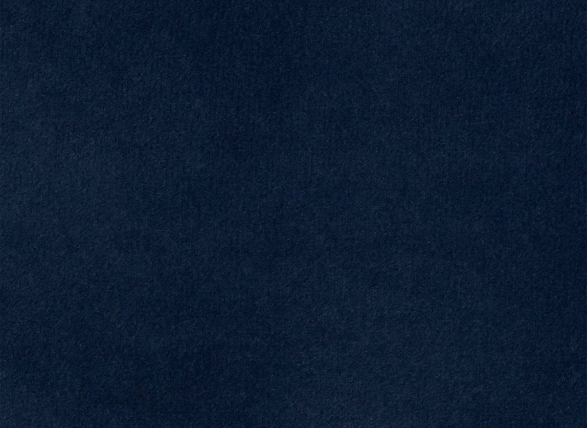 Canapé fixe 2 places capitonné chesterfield velours bleu CARMEN - DécoInParis