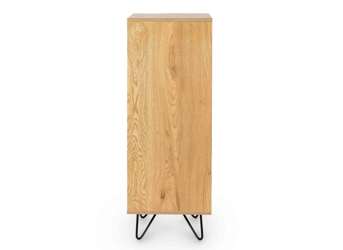 Commode en bois 4 tiroirs avec coiffeuse intégrée DARINA - DécoInParis