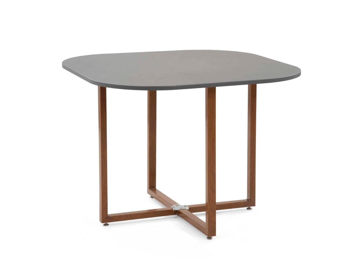 Ensemble table + 4 chaises encastrables grises FLEN - DécoInParis