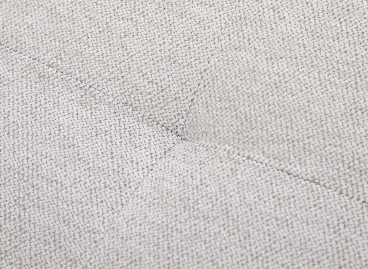 Fauteuil convertible en tissu texturé doux beige NATHEO - DécoInParis
