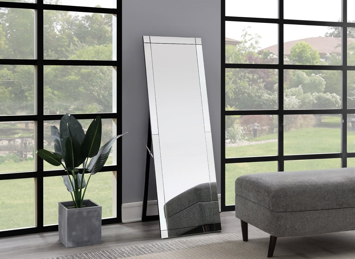 Grand miroir rectangulaire sur pied MALIA - DécoInParis