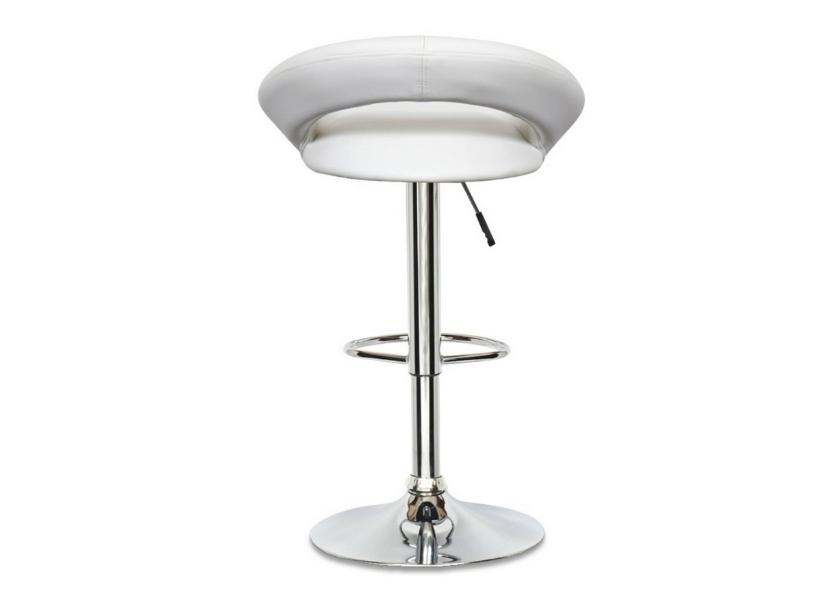 Lot de 2 tabourets de bar blanc JETI - DécoInParis