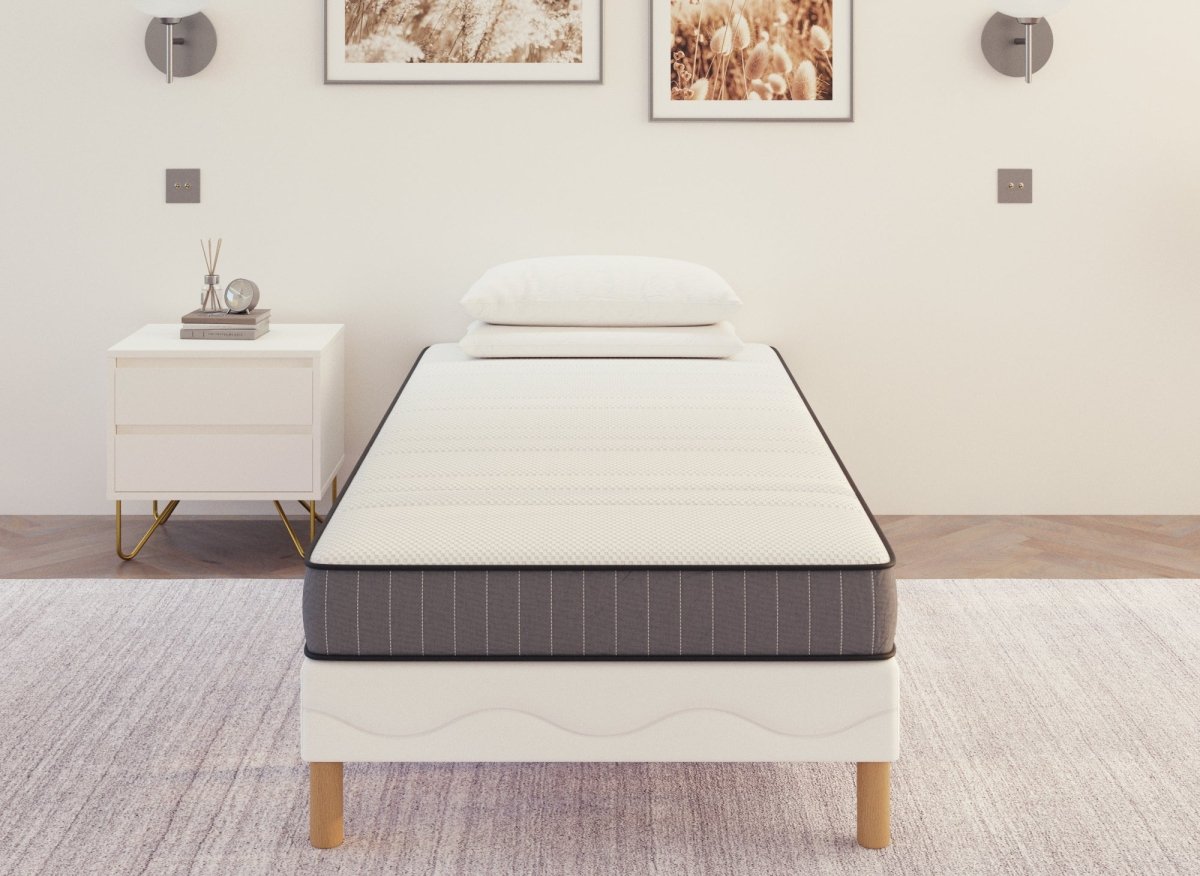 Matelas en mousse 90 x 190 cm épaisseur 15 cm WOLK - DécoInParis