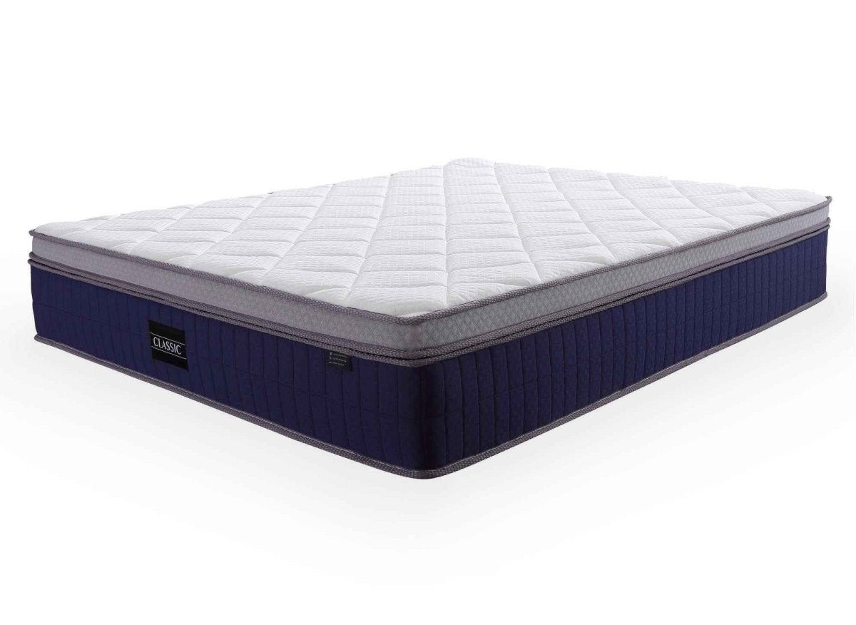 Matelas hybride CLASSIC 160 x 200 cm ressorts ensachés et mémoire de forme épaisseur 31 cm - DécoInParis