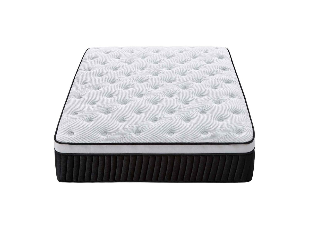 Matelas hybride mémoire de forme 140 x 190 cm épaisseur 37 cm - PILLOW - DécoInParis